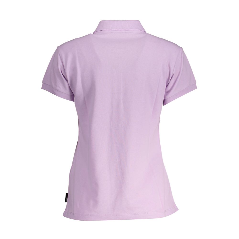 Polo Shirt by North Sails for women in stretch organic cotton pink presents a sleek silhouette, featuring a refined and for a sleek finish.