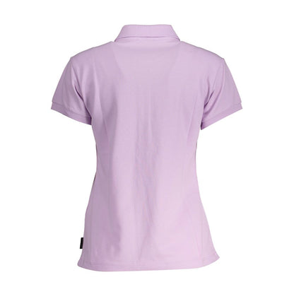 Polo Shirt by North Sails for women in stretch organic cotton pink presents a sleek silhouette, featuring a refined and for a sleek finish.