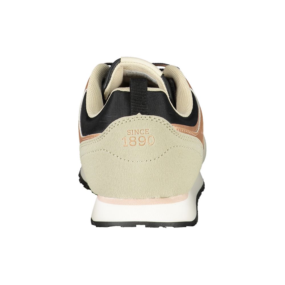 Sneakers by U.S. POLO ASSN. for women in polyester black features an sumptuous silhouette, showcasing the premium Women's Casual Polyester Sneakers in a sumptuous casual style that offers a sumptuous finish for refined style.