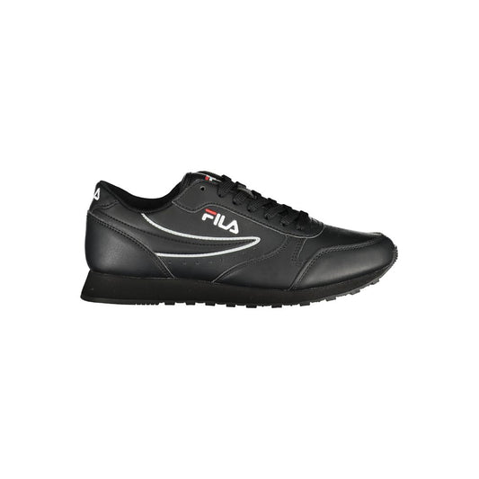 Fila Women's Athletic Polyurethane Sneakers - Black