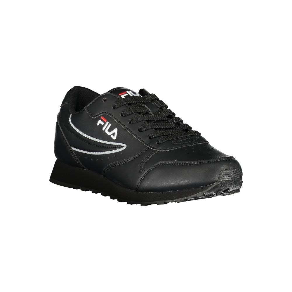 Fila Women's Athletic Polyurethane Sneakers - Black
