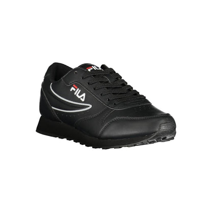 Fila Women's Athletic Polyurethane Sneakers - Black