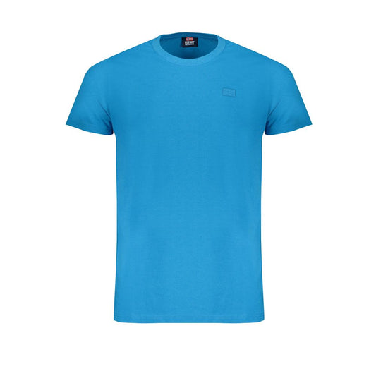 T-Shirt by Norway 1963 for men in cotton blue features an on trend silhouette, perfectly showcasing a on trend short-sleeve and crew neckline for an elevated aesthetic.