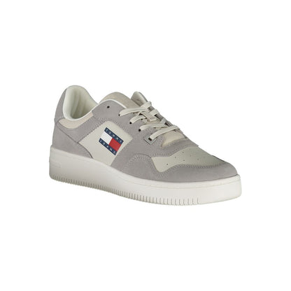 Tommy Hilfiger Men's Fashion Polyester Sneakers - Gray Print