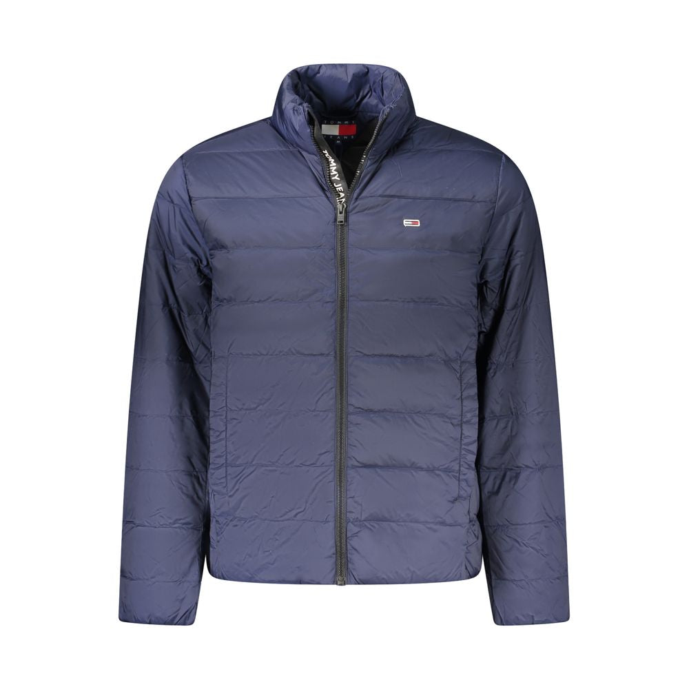 Jacket by Tommy Hilfiger for men in polyamide blue features an utilitarian silhouette with a refined , showcasing sophisticated lightweight & pockets for an utilitarian aesthetic.