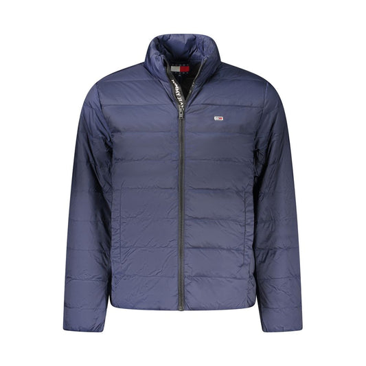 Jacket by Tommy Hilfiger for men in polyamide blue features an utilitarian silhouette with a refined , showcasing sophisticated lightweight & pockets for an utilitarian aesthetic.
