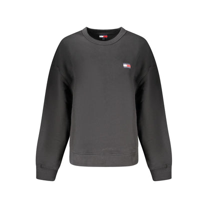 Tommy Hilfiger Women's Crew Neck Cotton Sweatshirt - Black Signature