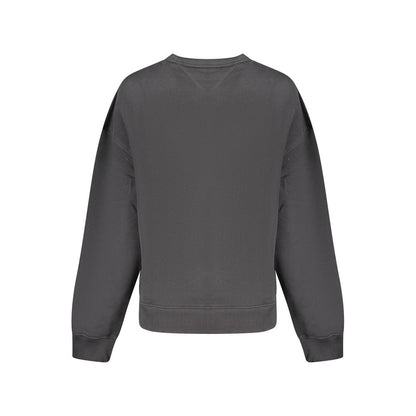 Tommy Hilfiger Women's Crew Neck Cotton Sweatshirt - Black Signature