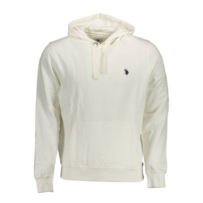 Hooded Sweatshirt Sweater by U.S. POLO ASSN. for men in cotton white showcases an masterful silhouette, artfully detailed with a masterful hooded neckline and for a sophisticated, premium finish.