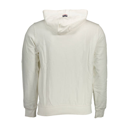 This Hooded Sweatshirt Sweater by U.S. POLO ASSN. for men in cotton white presents a understated silhouette, featuring a sophisticated hooded neckline and for a understated finish.