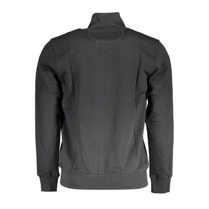 Sweatshirt Sweater by La Martina for men in cotton polyester black showcases a downtown chic silhouette, artfully finished with a downtown chic and for a sophisticated, high-end look.