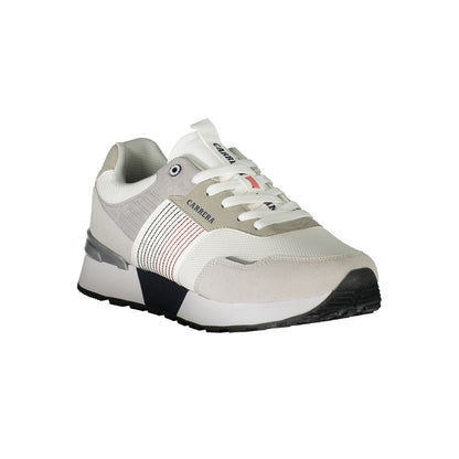 Athletic Sneakers Carrera men polyester white featuring a avant-garde Men's Low Top Polyester Athletic Sneakers design with a avant-garde low-top style for a refined finish.