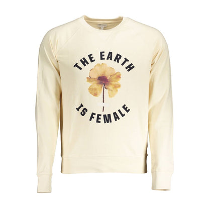 Sweatshirt by Gant for men in cotton beige showcases a slouchy chic silhouette, artfully detailed with a slouchy chic crew neckline and long-sleeve for a slouchy chic finish.