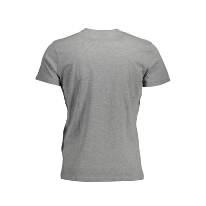 T-Shirt by La Martina for men in cotton brown & gray features an on trend silhouette, perfectly showcasing a on trend and crew neckline for an elevated aesthetic.