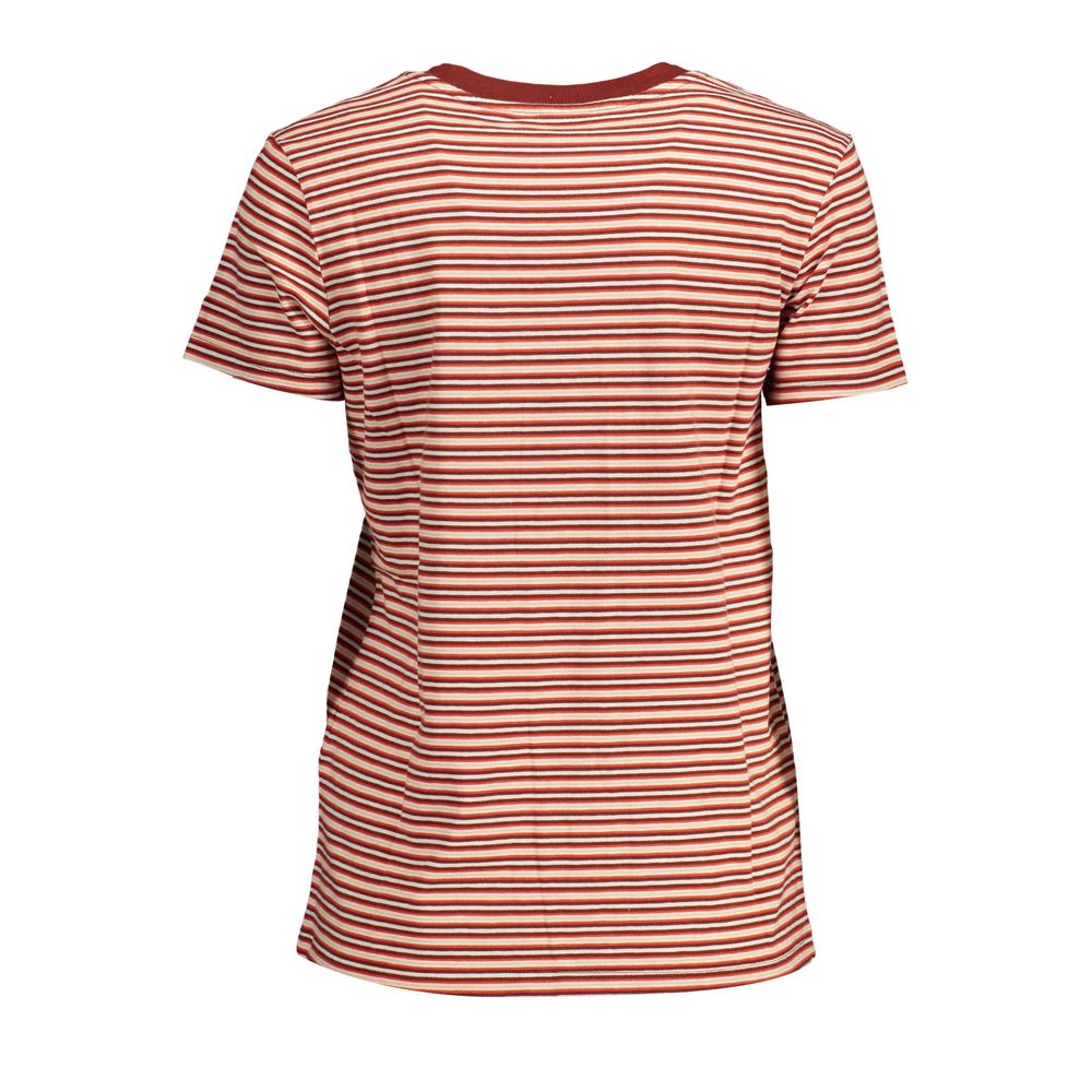Levi's Women's Short-Sleeve Denim Cotton T-Shirt - Red