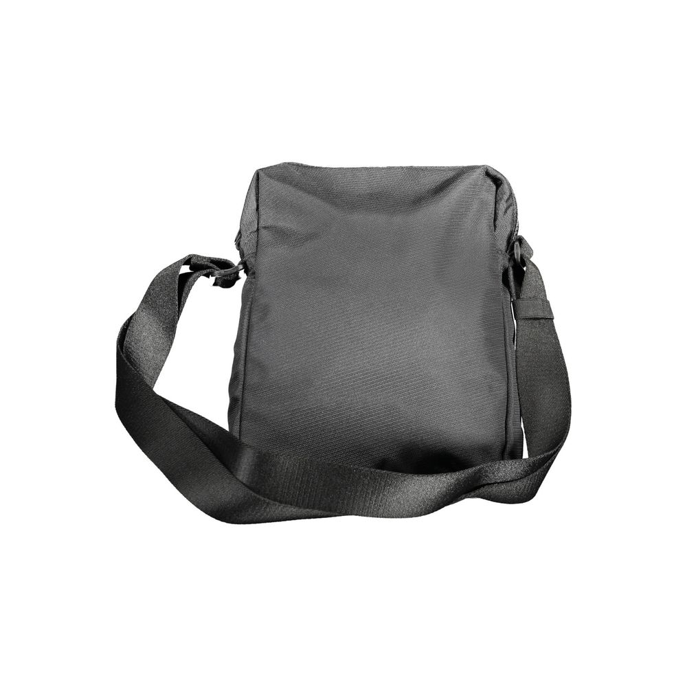 Evening Shoulder Bag by Calvin Klein for men in polyester & polyethylene black features a effortless sophistication silhouette, secured by a zipper with ample internal-pockets and versatile shoulder-strap & adjustable-strap for a effortless sophistication finish.