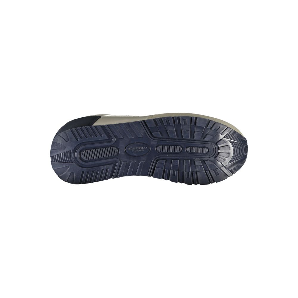 Sneakers by U.S. POLO ASSN. for women in polyester & polyethylene gray & silver presents a sumptuous silhouette, artfully capturing the essence of the Women's Fashion Polyester & Polyethylene Sneakers with its sumptuous fashion style design.