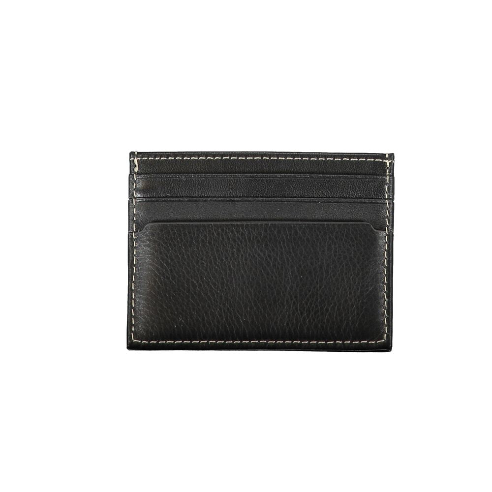 Cardholder Wallet by Tommy Hilfiger for men in leather black presents a architectural silhouette from the Leather Cardholder Wallet collection, showcasing architectural card-organization compact-design for a architectural finish.
