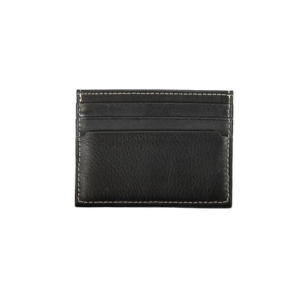 Cardholder Wallet by Tommy Hilfiger for men in leather black presents a architectural silhouette from the Leather Cardholder Wallet collection, showcasing architectural card-organization compact-design for a architectural finish.