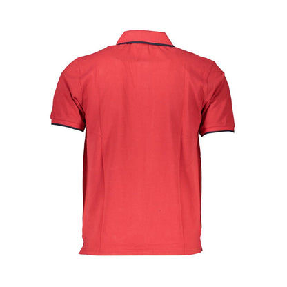 Polo Shirt by North Sails for men in cotton red & print presents a crisp silhouette, artfully detailed with a crisp and crisp .