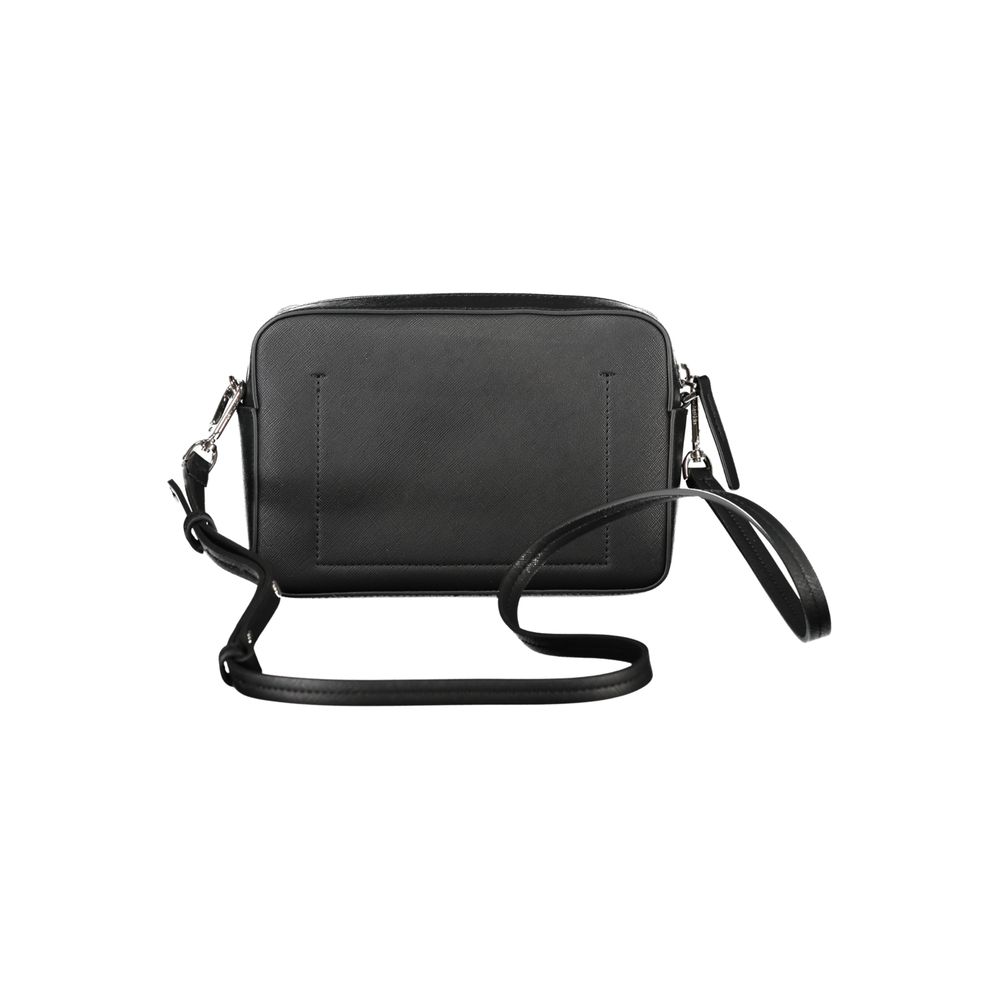 Crossbody Handbag by Calvin Klein for women in polyethylene black features a exquisite silhouette, showcasing a secure snap and exquisite external-pockets & internal-pockets with versatile crossbody-strap & adjustable-strap for a exquisite finish.