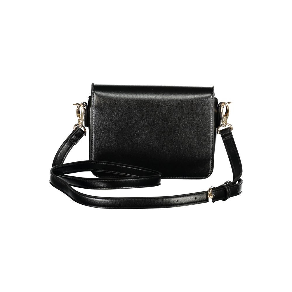 Handbag by Mario Valentino for women in polyethylene black & signature presents a ornamental silhouette, showcasing a secure , ample , and versatile shoulder-strap & adjustable-strap for a ornamental finish.