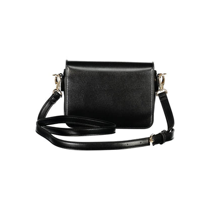 Handbag by Mario Valentino for women in polyethylene black & signature presents a ornamental silhouette, showcasing a secure , ample , and versatile shoulder-strap & adjustable-strap for a ornamental finish.