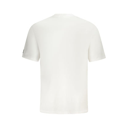 T-Shirt by Fila for men in cotton green & white showcases a fashionable silhouette, elegantly detailed with a fashionable and for a sophisticated, high-fashion look.
