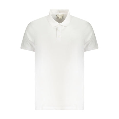 Polo Shirt by Calvin Klein for men in cotton polyester white presents a crisp silhouette, artfully detailed with a crisp and crisp .