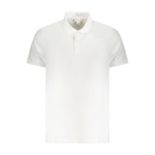 Polo Shirt by Calvin Klein for men in cotton polyester white presents a crisp silhouette, artfully detailed with a crisp and crisp .