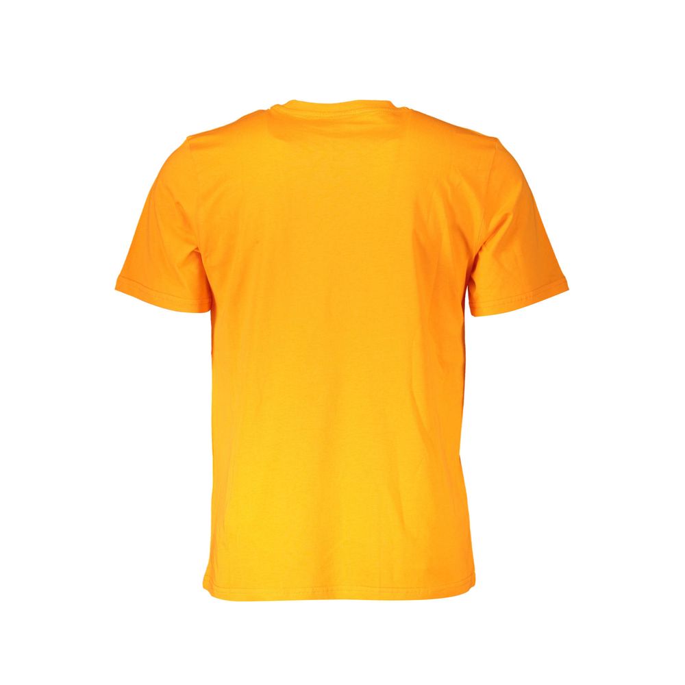 T-Shirt by North Sails for men in cotton orange & print showcases a fashionable silhouette, elegantly detailed with a fashionable and for a sophisticated, high-fashion look.