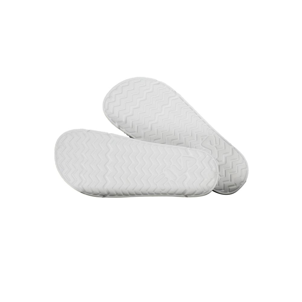 Slippers by Fila for women in polyethylene white presents a effortless silhouette, showcasing the elegant Women's Polyethylene Slippers design with its unique and sophisticated .