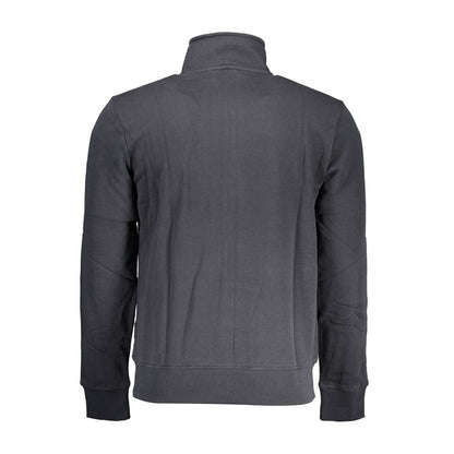 Sweatshirt by Napapijri for men in stretch cotton black features an exquisite silhouette, showcasing and details for a exquisite look.