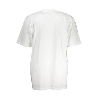 T-Shirt by Vans for men in cotton white showcases a fashionable silhouette, elegantly detailed with a fashionable and for a sophisticated, high-fashion look.