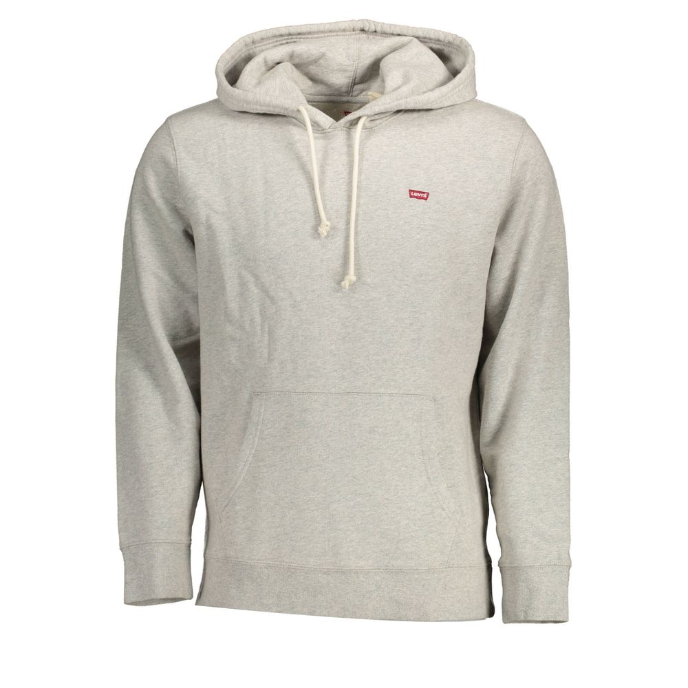 Levi's Men's Cotton Hooded Sweatshirt - Gray