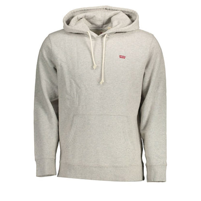 Levi's Men's Cotton Hooded Sweatshirt - Gray