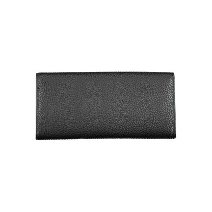 Cardholder Wallet by Tommy Hilfiger for women in polyethylene faux leather black presents a refined silhouette, artfully capturing the essence of the Polyethylene Faux Leather Cardholder Wallet design with sophisticated card-organization coin-purse for a refined look.