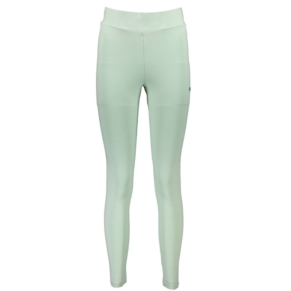 Activewear Leggings by Fila for women in stretch cotton green features a athletic leggings and with a long cut, showcasing technical for a athletic finish.