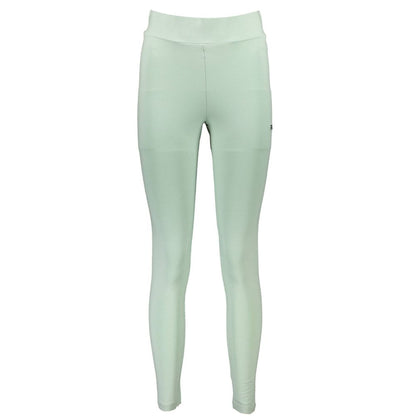 Activewear Leggings by Fila for women in stretch cotton green features a athletic leggings and with a long cut, showcasing technical for a athletic finish.