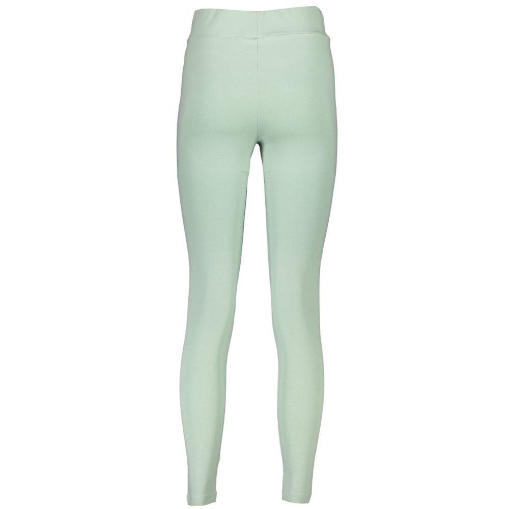 Activewear Leggings by Fila for women in stretch cotton green features an dynamic leggings with long and , showcasing functional .