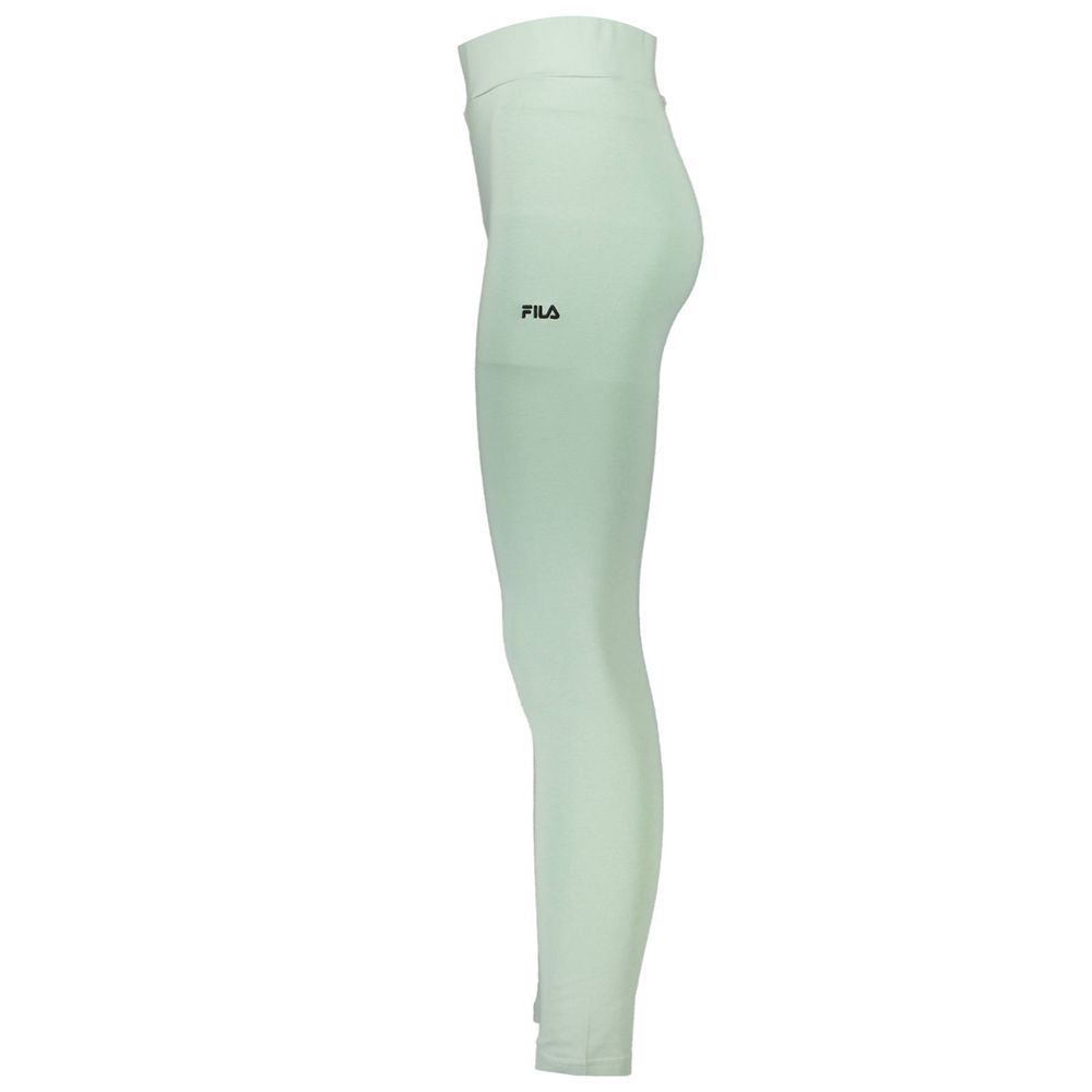 Activewear Leggings by Fila for women in stretch cotton green features an streamlined leggings and with a long cut, beautifully enhanced by performance-driven .
