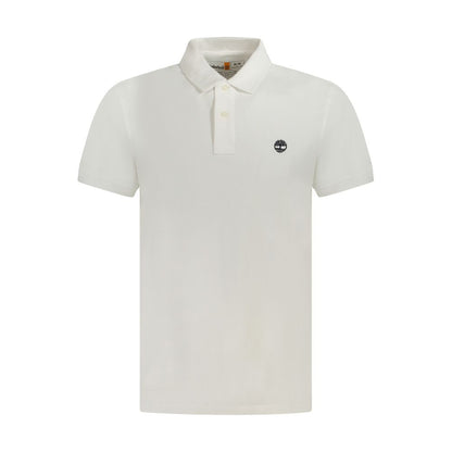 Polo Shirt by Timberland for men in cotton white presents a crisp silhouette, artfully detailed with a crisp and crisp .
