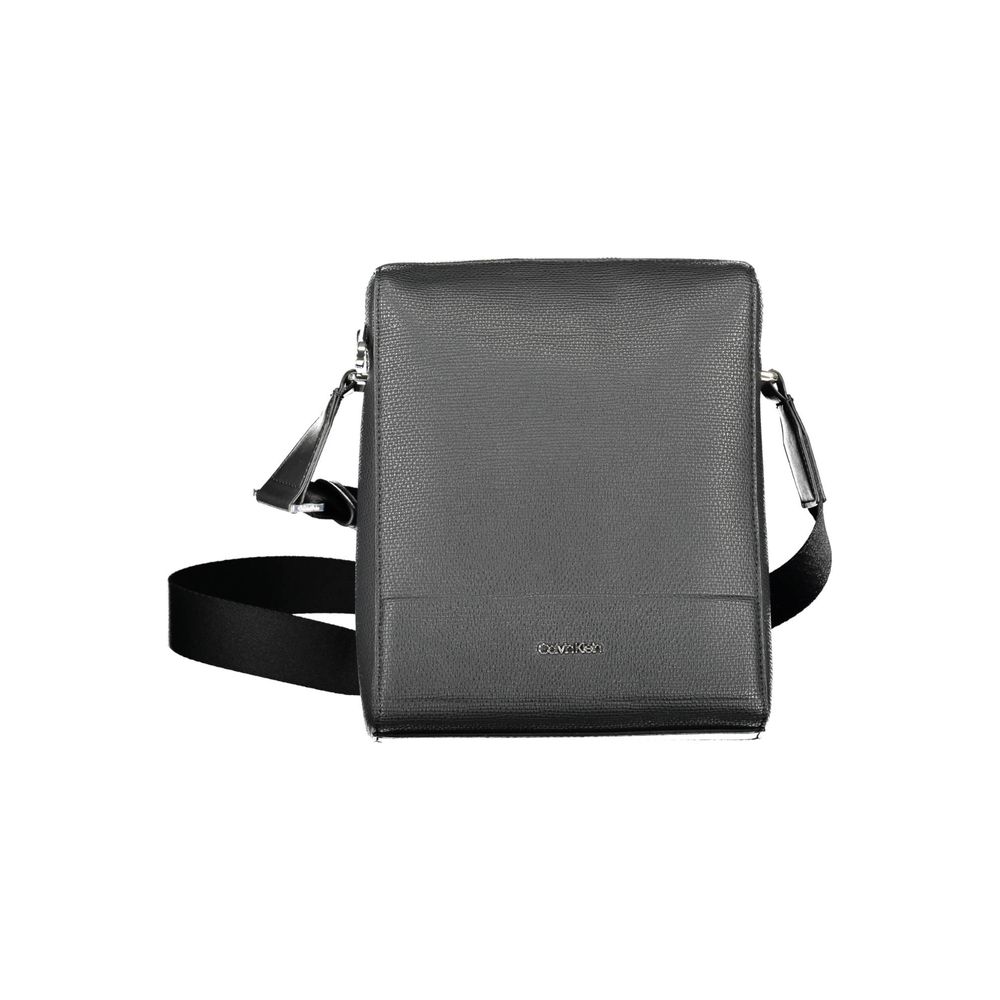 Shoulder Bag by Calvin Klein for men in polyester & polyethylene black features a effortless chic silhouette with a secure zipper, ample external-pockets & internal-pockets, and versatile shoulder-strap & adjustable-strap for a effortless chic finish.