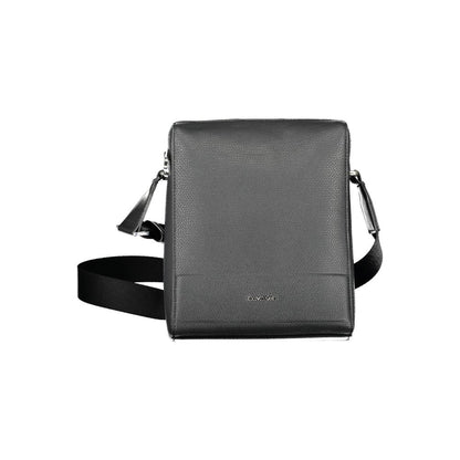 Shoulder Bag by Calvin Klein for men in polyester & polyethylene black features a effortless chic silhouette with a secure zipper, ample external-pockets & internal-pockets, and versatile shoulder-strap & adjustable-strap for a effortless chic finish.