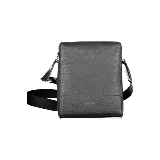 Shoulder Bag by Calvin Klein for men in polyester & polyethylene black features a effortless chic silhouette with a secure zipper, ample external-pockets & internal-pockets, and versatile shoulder-strap & adjustable-strap for a effortless chic finish.