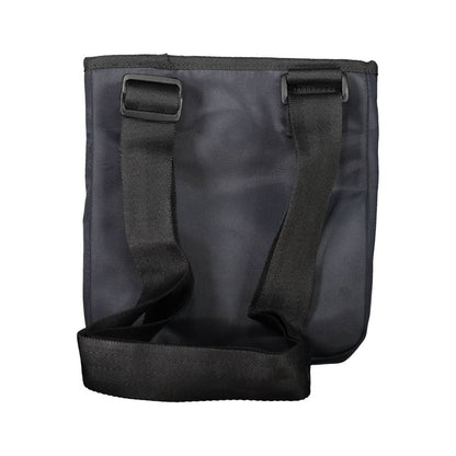 Shoulder Bag by Tommy Hilfiger for men in polyester blue & signature presents a statuesque silhouette, showcasing a secure zipper and statuesque internal-pockets with versatile shoulder-strap & adjustable-strap for a sophisticated look.