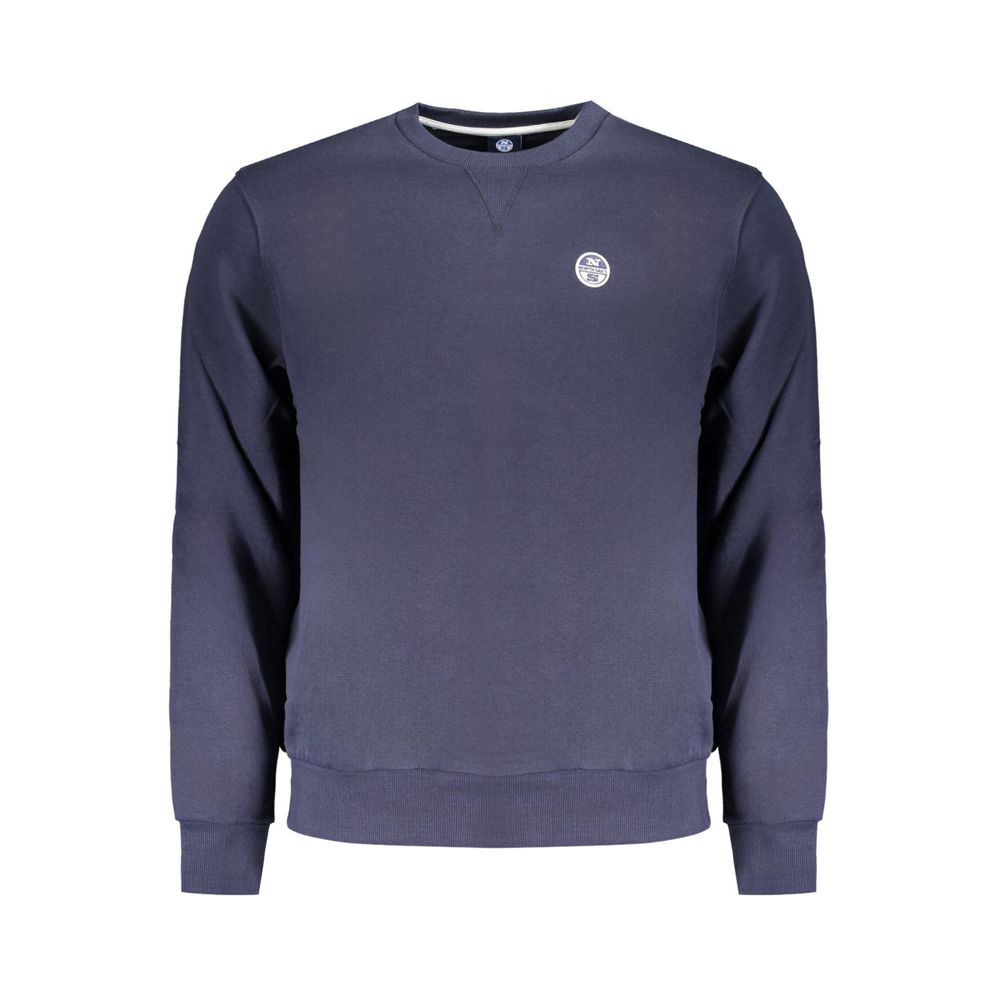 Sweatshirt by North Sails for men in cotton blue features a unrivaled silhouette with a refined crew neckline and unrivaled long-sleeve detailing for a sophisticated look.