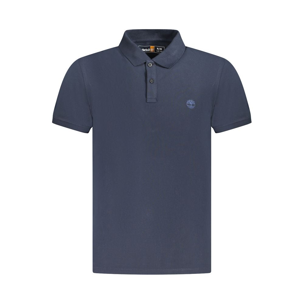 Timberland Men's Slim Short-Sleeve Cotton Polo Shirt - Blue
