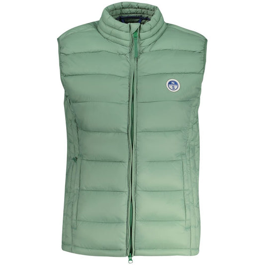 Jacket by North Sails for women in polyamide green presents a impeccable silhouette, showcasing distinct pockets and a impeccable for a sophisticated finish.