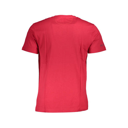 T-Shirt by La Martina for men in cotton red & print showcases a chic silhouette, artfully detailed with a chic and for a chic finish.